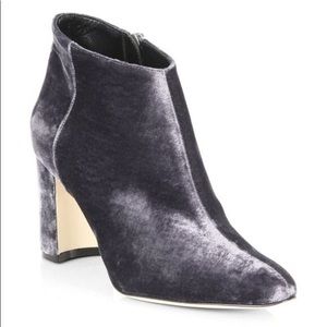 Manolo Blahnik Suede Ankle Booties 39.5